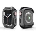 Apple Watch 7 45mm Uyumlu Zore Watch Gard 08 Sert PC + Silikon Koruyucu