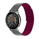 Samsung Galaxy Watch 46mm Uyumlu Kordon Suni Deri Yumuşak Soft Yüzey KRD-52 Kayış