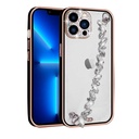 Apple iPhone 12 Pro Uyumlu Kılıf Taş Süslemeli Kamera Korumalı El Tutamaçlı Zore Blazer Kapak