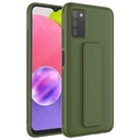 Samsung Galaxy A03S Uyumlu Kılıf Zore Qstand Kapak