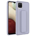 Samsung Galaxy A12 Uyumlu Kılıf Zore Qstand Kapak