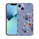 Apple iPhone 13 Uyumlu Kılıf Desenli Sert Silikon Zore Mumila Kapak