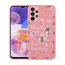 Samsung Galaxy A23 Uyumlu Kılıf Desenli Sert Silikon Zore Mumila Kapak