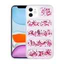 Apple iPhone 11 Uyumlu Kılıf Kamera Korumalı Simli Airbag'li Zore Dalga Kapak