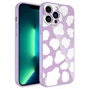 Apple iPhone 11 Pro Uyumlu Kılıf Kamera Korumalı Desenli Sert Silikon Zore Epoksi Kapak