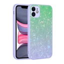 Apple iPhone 11 Uyumlu Kılıf Renk Geçişli Mermer Desenli Sert Silikon Zore Granit Kapak