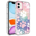 Apple iPhone 11 Uyumlu Kılıf Kamera Korumalı Renkli Desenli Sert Silikon Zore Korn Kapak