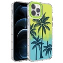 Apple iPhone 12 Pro Uyumlu Kılıf Kamera Korumalı Renkli Desenli Sert Silikon Zore Korn Kapak
