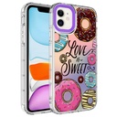Apple iPhone 12 Uyumlu Kılıf Kamera Korumalı Renkli Desenli Sert Silikon Zore Korn Kapak