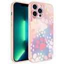 Apple iPhone 13 Pro Uyumlu Kılıf Kamera Korumalı Desenli Sert Silikon Zore Epoksi Kapak