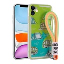 Apple iPhone 11 Uyumlu Kılıf Desenli El Askılı İpli Zore Astana Silikon Kapak
