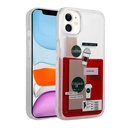 Apple iPhone 11 Uyumlu Kılıf Desenli Sıvılı Zore Drink Silikon Kapak