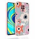 Xiaomi Redmi Note 9S Uyumlu Kılıf Desenli Kamera Korumalı Parlak Zore Nora Kapak