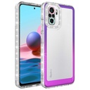 Xiaomi Redmi Note 10 Uyumlu Kılıf Simli ve Renk Geçiş Tasarımlı Lens Korumalı Zore Park Kapak