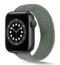 Apple Watch Ultra 49mm Uyumlu Kordon Örgü İşlemeli Esnek KRD-38 Medium Strap Kayış