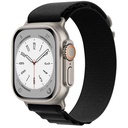 Apple Watch 7 45mm Uyumlu Kordon Alpine Hasır Örgü Zore KRD-74 Kumaş Kayış