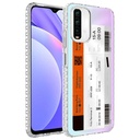 Xiaomi Redmi Note 10S Uyumlu Kılıf Airbag Kenarlı Renkli Desenli Silikon Zore Elegans Kapak