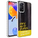 Xiaomi Redmi Note 11 Global Uyumlu Kılıf Airbag Kenarlı Renkli Desenli Silikon Zore Elegans Kapak