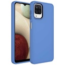 Samsung Galaxy M32 Uyumlu Kılıf Metal Çerçeve ve Buton Tasarımlı Silikon Zore Luna Kapak