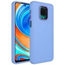 Xiaomi Redmi Note 9S Uyumlu Kılıf Metal Çerçeve ve Buton Tasarımlı Silikon Zore Luna Kapak