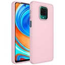 Xiaomi Redmi Note 9 Pro Uyumlu Kılıf Metal Çerçeve ve Buton Tasarımlı Silikon Zore Luna Kapak