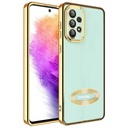 Samsung Galaxy A53 5G Uyumlu Kılıf Kamera Korumalı Logo Gösteren Zore Omega Kapak