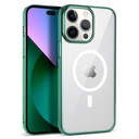Apple iPhone 13 Pro Uyumlu Kılıf Zore Wireless Şarj Özellikli Pixel M-safe Kapak
