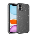 Apple iPhone 12 Uyumlu Kılıf Kamera Korumalı Simli Lüks Zore Koton Kapak