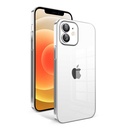 Apple iPhone 12 Uyumlu Kılıf Kamera Korumalı Renkli Çerçeveli Zore Garaj Kapak
