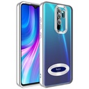 Xiaomi Redmi Note 8 Pro Uyumlu Kılıf Kamera Korumalı Logo Gösteren Zore Omega Kapak