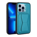 Apple iPhone 13 Pro Max Uyumlu Kılıf Kartlıklı Standlı ​Pu Deri Zore Memo Kapak