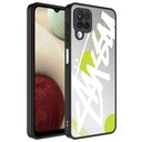 Samsung Galaxy A12 Uyumlu Kılıf Aynalı Desenli Kamera Korumalı Parlak Zore Mirror Kapak