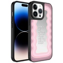 Apple iPhone 14 Pro Uyumlu Kılıf Aynalı Desenli Kamera Korumalı Parlak Zore Mirror Kapak