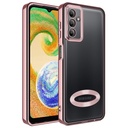 Samsung Galaxy A34 Uyumlu Kılıf Kamera Korumalı Logo Gösteren Zore Omega Kapak