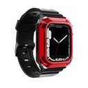 Apple Watch 40mm Uyumlu Zore KRD-88 Sert PC Kasa Koruyuculu Silikon Kordon