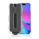 Apple iPhone 15 Uyumlu Zore Kolay Uygulama Aparatlı 5D Magic Privacy Glass Hayalet Cam Ekran