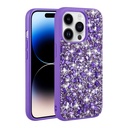 Apple iPhone 14 Pro Max Uyumlu Kılıf Parlak Taşlı Tasarım Zore Linea Kapak