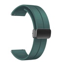 Huawei GT2 42mm 20mm Uyumlu Kordon Silikon Metal Mıknatıslı Toka Zore KRD-84 Kayış