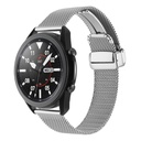 Samsung Gear S3 (22mm) 22mm Uyumlu Kordon Hasır Metal Mıknatıs Tokalı Zore KRD-85 Kayış