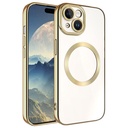 Apple iPhone 15 Uyumlu Kılıf M-safe Wireless Şarj Özellikli Zore Setro Silikon