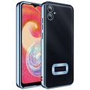 Samsung Galaxy A05 Uyumlu Kılıf Kamera Korumalı Logo Gösteren Zore Omega Kapak