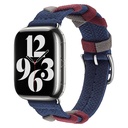 Apple Watch 38mm Uyumlu Kordon Sarmal Örgü Tasarımlı Kumaş Zore KRD-97 Kayış