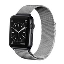 Apple Watch 40mm Uyumlu Kordon Hasır Metal Mıknatıslı Örgü Zore KRD-01 Kayış