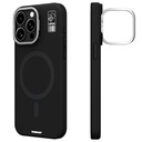 Apple iPhone 14 Pro Max Uyumlu Kılıf M-safe Şarj Özellikli Kamera Standlı Youngkit Bitty Cream Kapak