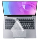 Apple Macbook Air 11' A1370-A1465 Uyumlu Zore Klavye Koruyucu Transparan Buzlu Silikon Ped