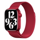Apple Watch 7 41mm Uyumlu Kordon Hasır Metal Mıknatıslı Zore Band-01 Kayış