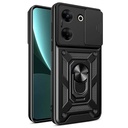 Tecno Camon 20 Uyumlu Kılıf Magnetik Standlı Kamera Korumalı Zore Sürgülü Vega Kapak