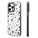 Apple iPhone 15 Pro Uyumlu Kılıf M-safe Şarj Özellikli Polka Dot Desenli Youngkit Spots Serisi Kapak