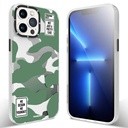 Apple iPhone 13 Pro Max Uyumlu Kılıf YoungKit Kamuflaj Serisi Kapak