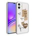 Samsung Galaxy A05 Uyumlu Kılıf Kamera Korumalı Baskılı Arka Yüzey Zore Klas Kapak